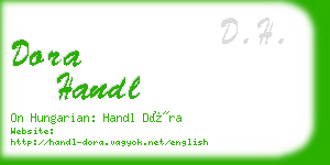 dora handl business card